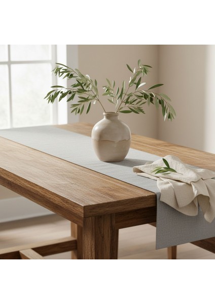 1 Adet Kumaş Runner,yıkanabilir Masa Runner 40X140 indirimleri