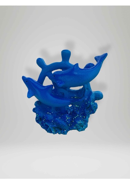 Yunus Temalı Polyester Mini Biblo 6cm x 5,5cm (Kod:18)