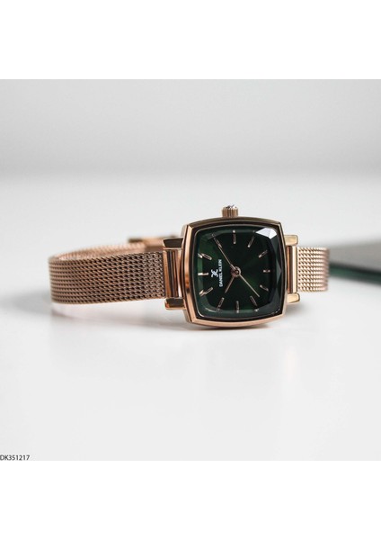 DK351217 Çelik Hasır Kordonlu Kadın Kol Saati