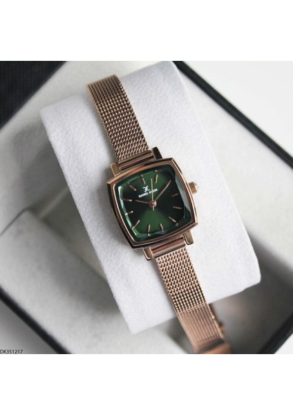 DK351217 Çelik Hasır Kordonlu Kadın Kol Saati modelleri