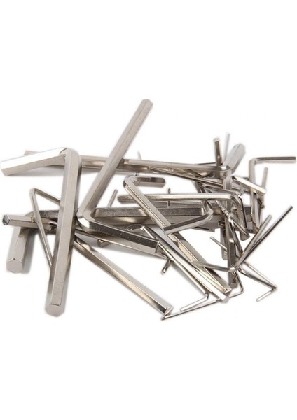 10 Parça Çelik Alyan Seti Kısa Düz Köşe Alyan Anahtar Takımı (5047) indirimleri