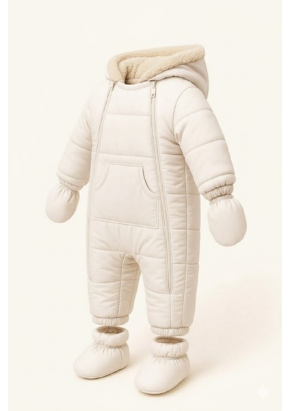 Trend Şık Tasarım ,astarı Kuzu Peluş ,patikli/eldivenli -20 Derce Koruma Bebek-Çocuk Kozmonot-Tulum fiyatları