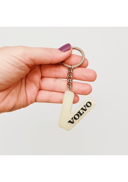 V Harfi - Kişiye Özel - Epoksi Reçine Anahtarlık - El Yapımı - Çelik Tokalı fiyatları