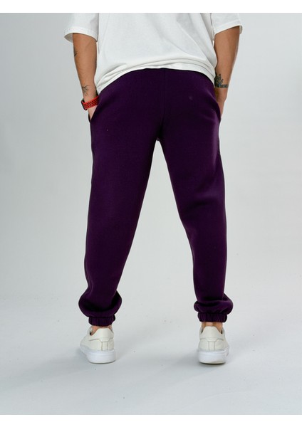 Şardonlu Mor Erkek Jogger Eşofman COC2554 fırsatları