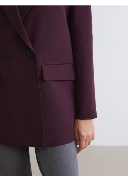 Yeni Sezon Düğme Detaylı Kadın Blazer Ceket modelleri