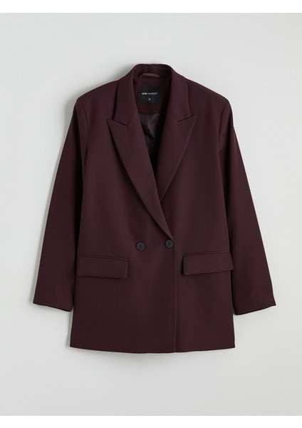 Yeni Sezon Düğme Detaylı Kadın Blazer Ceket indirimleri