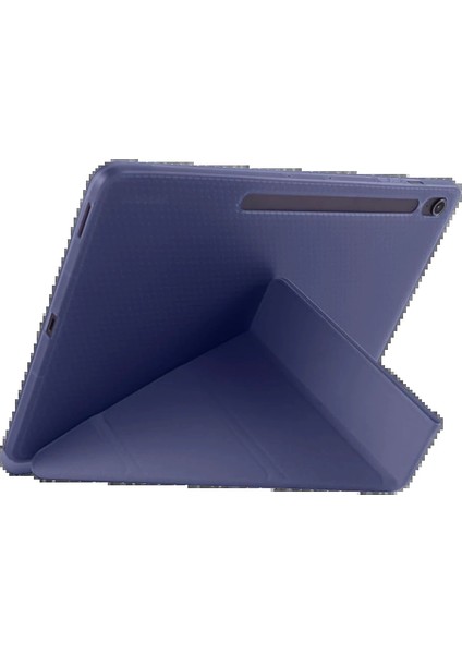 iPad Pro 11 (2024) Kılıf Kalemlikli Hugo Tablet Kılıfı - LACIVERT-(5796) - MCT3082-2910 modelleri