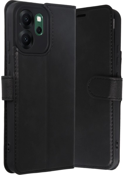 Oppo Reno 14F Trend S Plus Kapaklı Kılıf - SIYAH-(5796) - MCT9892-1845