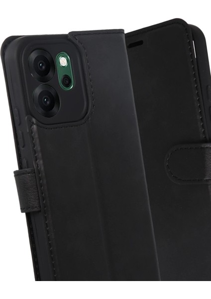 Oppo Reno 14F Trend S Plus Kapaklı Kılıf - SIYAH-(5796) - MCT9892-1845 modelleri