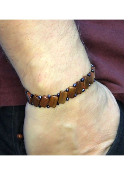 Doğal Kuka Ağacı Erkek Asansörlü Ayarlanabilir Bileklik EUB117 fiyatları