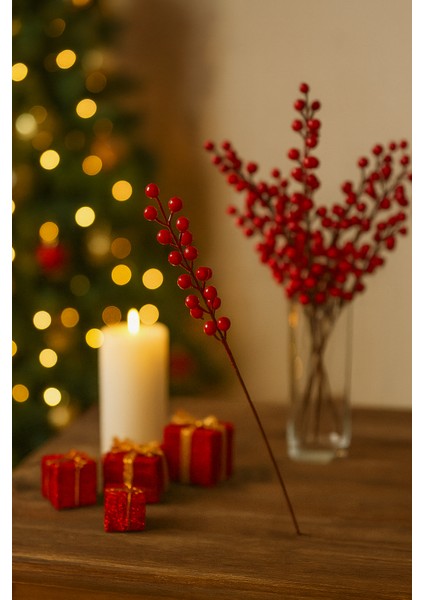 70 cm Kırmızı Kokina Çiçeği