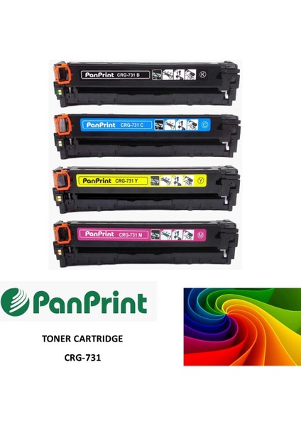 Canon I-Sensys MF-624CW Siyah-Mavi-Sarı-Kırmızı Takım Muadil Toner