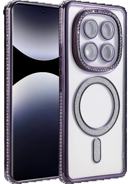 Xiaomi Redmi Note 14 Pro 5g Joke Simli Magneticsafe Kılıf - Derin MOR-(5796) - MCT2755-7135