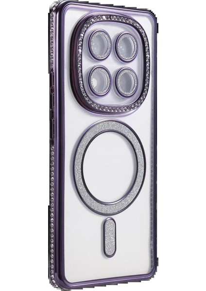 Xiaomi Redmi Note 14 Pro 5g Joke Simli Magneticsafe Kılıf - Derin MOR-(5796) - MCT2755-7135 modelleri