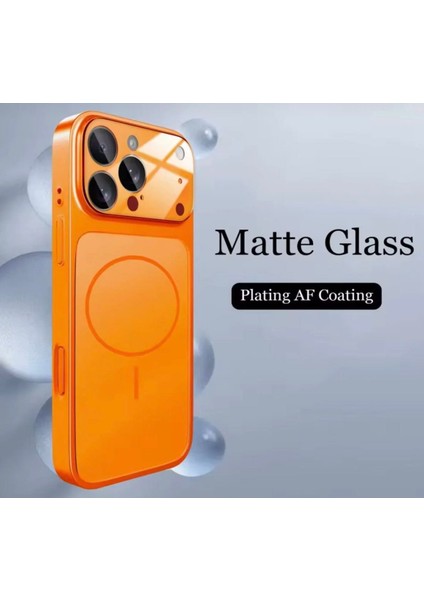 iPhone 14 Pro Max Uyumlu 17 Pro Max Görünümüne Çeviren Magsafe Özellikli Glass Telefon Kılıfı fiyatları