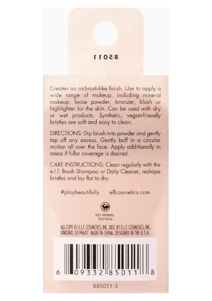 Kabuki Yüz Fırçası Kompakt Seyahat Boyu Vegan Makyaj Fırçası fiyatları