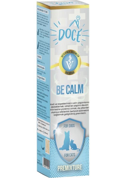 Kedi Köpek Becalm Calming (Valerian) Sakinleştirici Damla 50 ml
