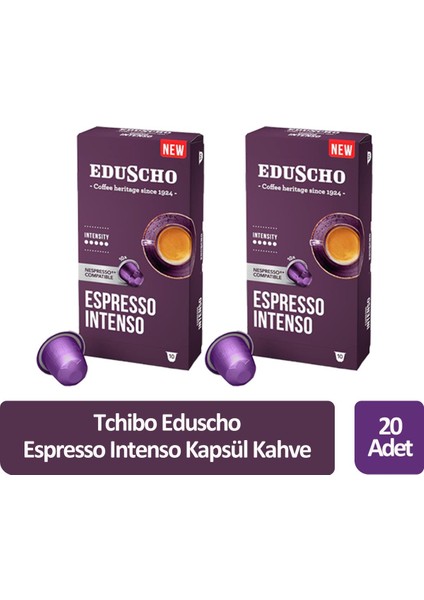 Eduscho Espresso Intenso Kapsül Kahve 20 Kapsül