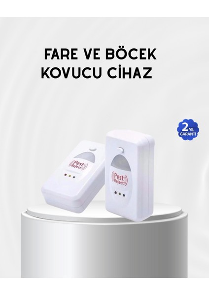 Fare Sivrisinek ve Böcek Kovucu Ultrasonik Cihaz – Güvenli ve Kimyasalsız Çöz - MCT1791-6077
