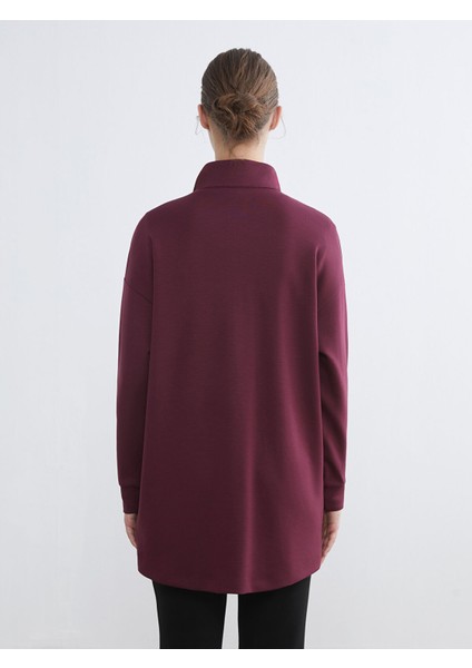 Yeni Sezon Dik Yaka Kadın Sweatshirt Tunik fırsatları