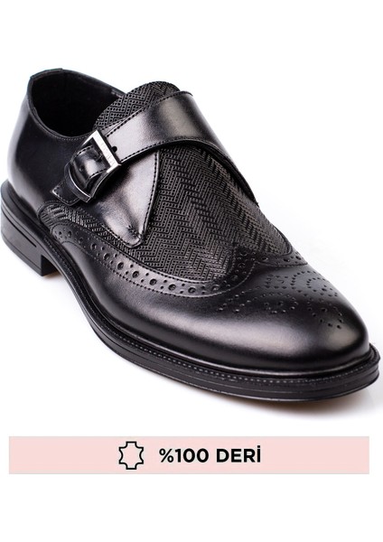 Hakiki Deri, Bağcıksız, Iç Dış Deri Erkek Ayakkabı