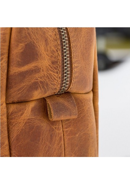 Deri Bakım ve Seyahat Çantası, x Beden, G19 Taba