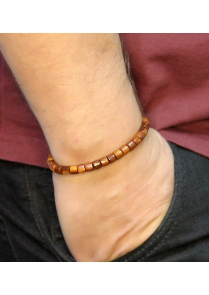 Doğal Kuka Ağacı Erkek Asansörlü Ayarlanabilir 33'lük Tesbih Bileklik EUB121 fiyatları