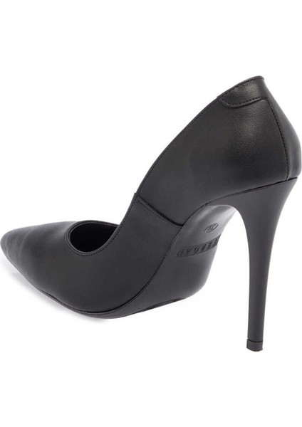 Siyah Vegan Kadın Stiletto - K24I1AY67462-O3C