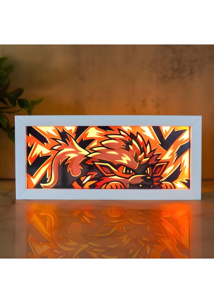 Efsanevi Arcanine LED Işık Kutusu