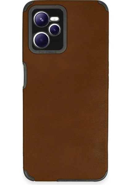 Realme C35 Kılıf Loop Deri Silikon - KAHVERENGI-(5796) - ?51?90E7-6G0651