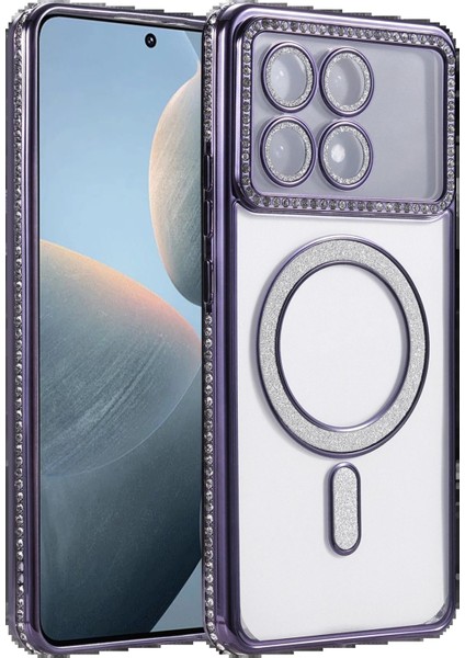 Xiaomi Poco X6 Pro Joke Simli Magneticsafe Kılıf - Derin MOR-(5796) - M699K567-R75699