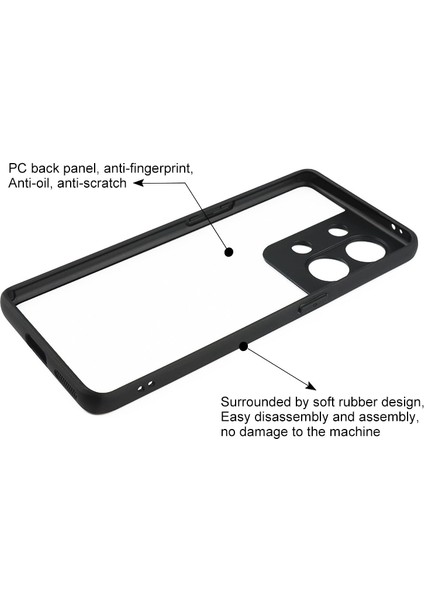 Xiaomi Redmi 15C Kamera Korumalı Şeffaf Arka Kapak Kenarları Yumuşak Kılıf modelleri