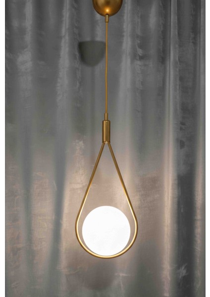 Toplu Gold Şık Modern Avize