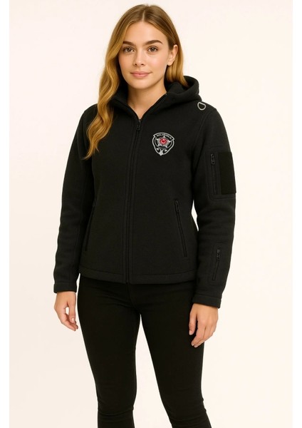 Kadın Kışlık Kalın Kapşonlu Nakış Işlemeli Özel Güvenlik Poları fiyatları