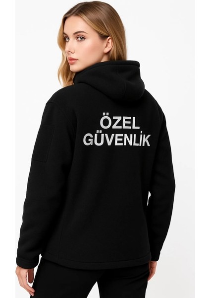 Kadın Kışlık Kalın Kapşonlu Nakış Işlemeli Özel Güvenlik Poları modelleri