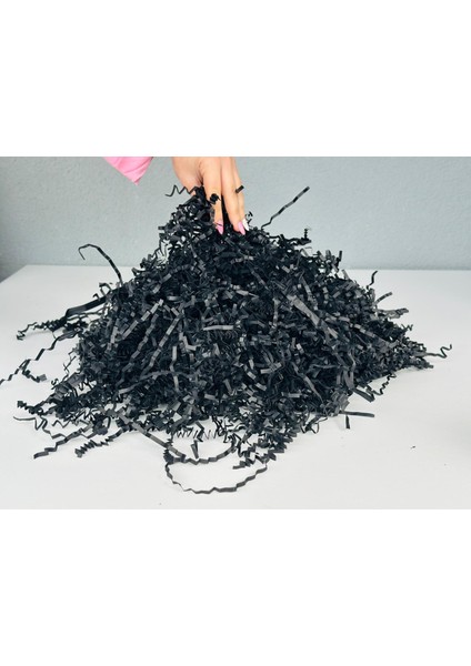 Siyah Kırpık Kağıt 1 kg | Z Zigzag Kutu Dolgu ve Süsleme Kağıdı | Hediye Kutusu Için fiyatları