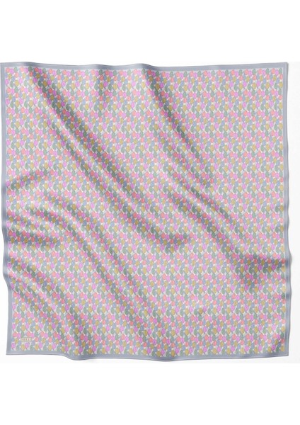 % 100 Twill Ipek Eşarp 4204D 80 modelleri