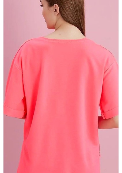 Yırtmaçlı Duble Kol Geniş Bisiklet Yaka Oversize Sweatshirt indirimleri