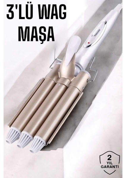 Wag Maşa Doğal ve Hacimli Bukleler Için Ideal Saç Şekillendirme Aracı