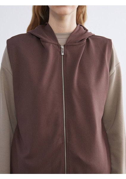 Yeni Sezon Kapüşonlu Kadın Yelek modelleri