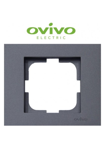 Füme Tekli Çerçeve Grano - Priz ve Anahtar Için Uyumlu Çerçeve fiyatları