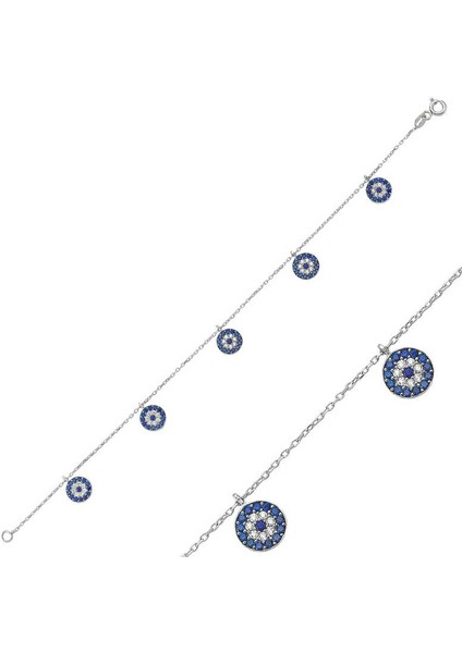 925 Ayar Gümüş Nazar Bileklik BR0460292 (770770)