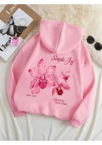 Kadın Baskılı Sweatshırt 3iplik Oversize fiyatları