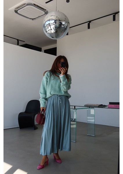 Beli Lastikli Kendinden Kırışık Etek indirimleri