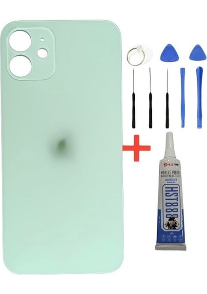 iPhone 12 Mini Arka Kapak Pil Kapağı +Tamir Seti+ Yapıştırıcı Hediye
