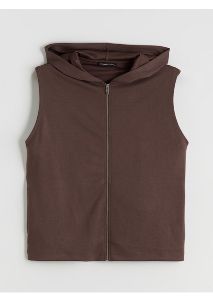 Yeni Sezon Kapüşonlu Kadın Yelek indirimleri