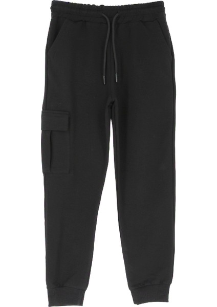 Erkek Çocuk Eşofman Alt-2 Iplik-Kargo Cepli 13-16 Yaş 12403