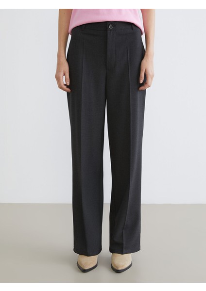 Yeni Sezon Regular Fit Geniş Paça Kadın Pantolon fiyatları