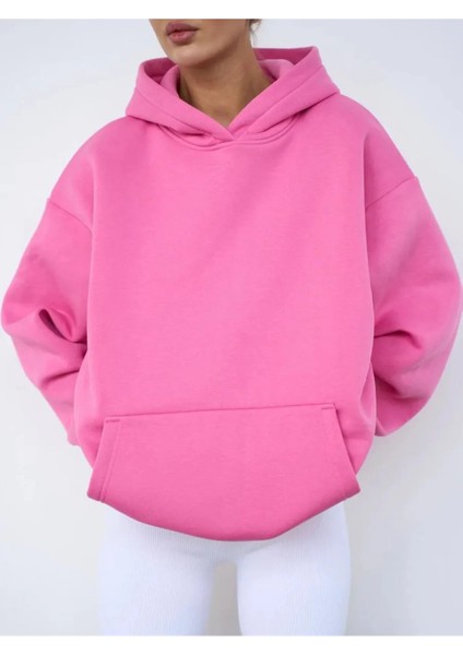 Kadın Baskılı Sweatshırt 3iplik Oversize modelleri