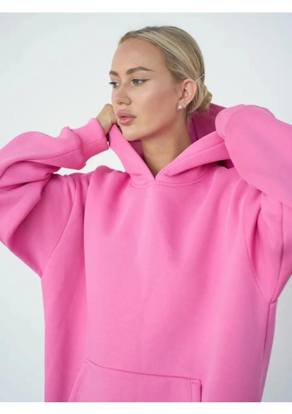 Kadın Baskılı Sweatshırt 3iplik Oversize fırsatları
